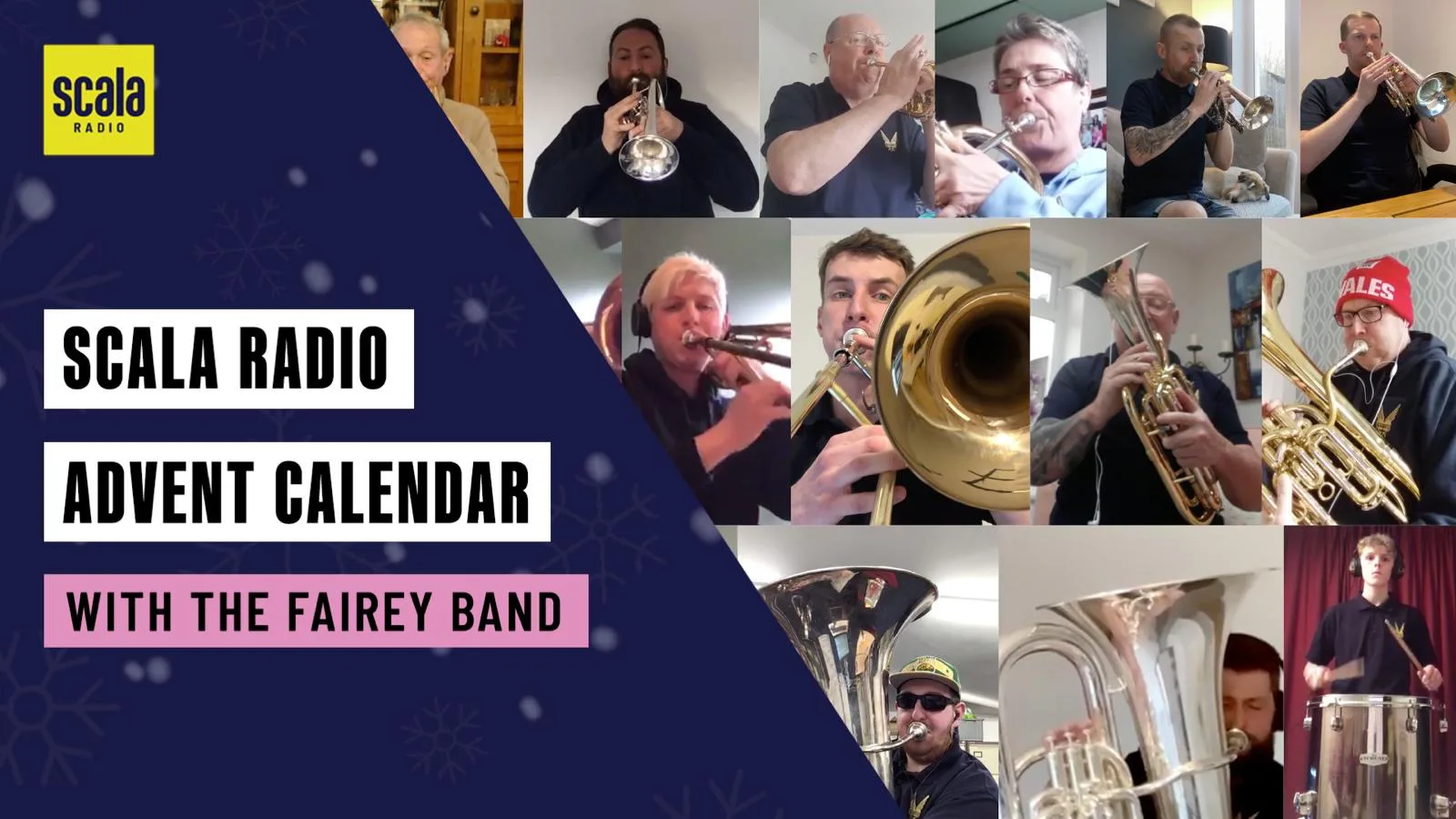 The Fairey Band recording music for Scala Radio