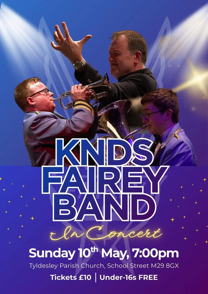 Photograph shared by The KNDS Fairey Band with its update, “Update from The KNDS Fairey Band”.