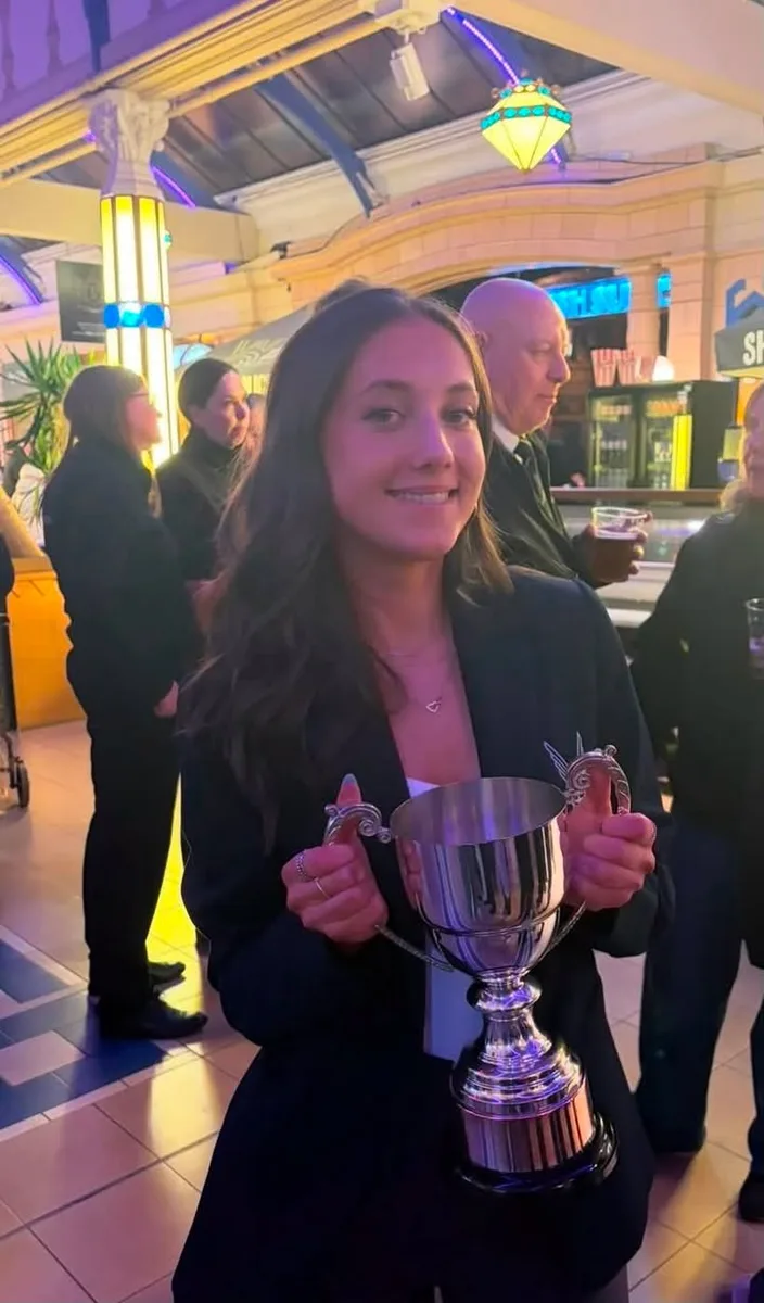 Photograph shared by The KNDS Fairey Band with its update, “A huge congratulations to our cornet player Macey Wareing on an absolutely brilliant set of…”.